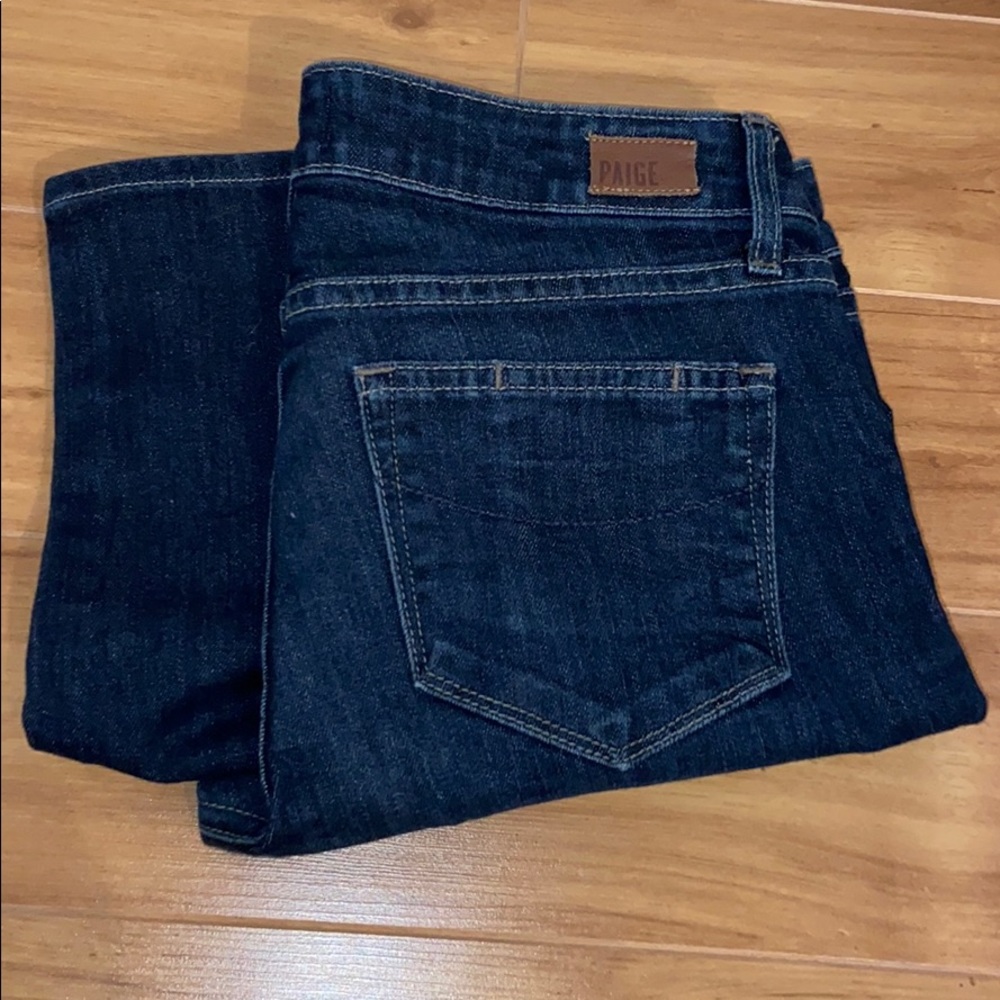 Paige Skyline ankle peg designer jeans